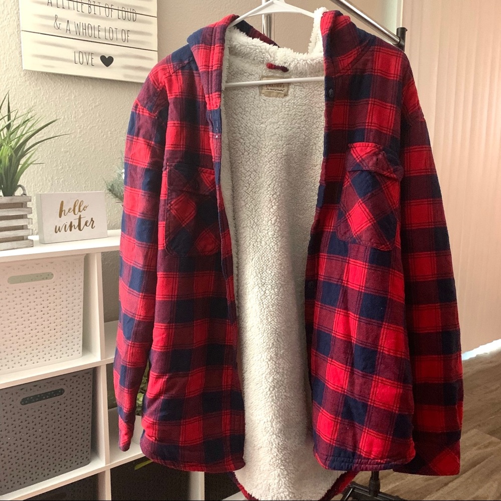 Flannel hoodie